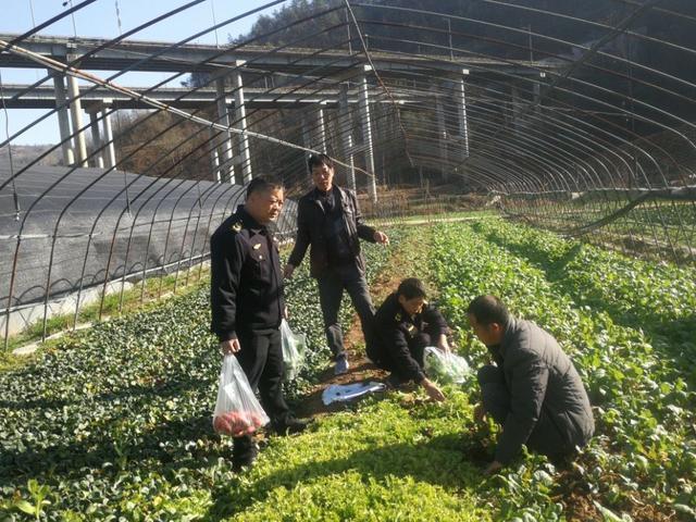 12月18日,郧阳区农业农村局执法人员来到月亮湖生态农业开发